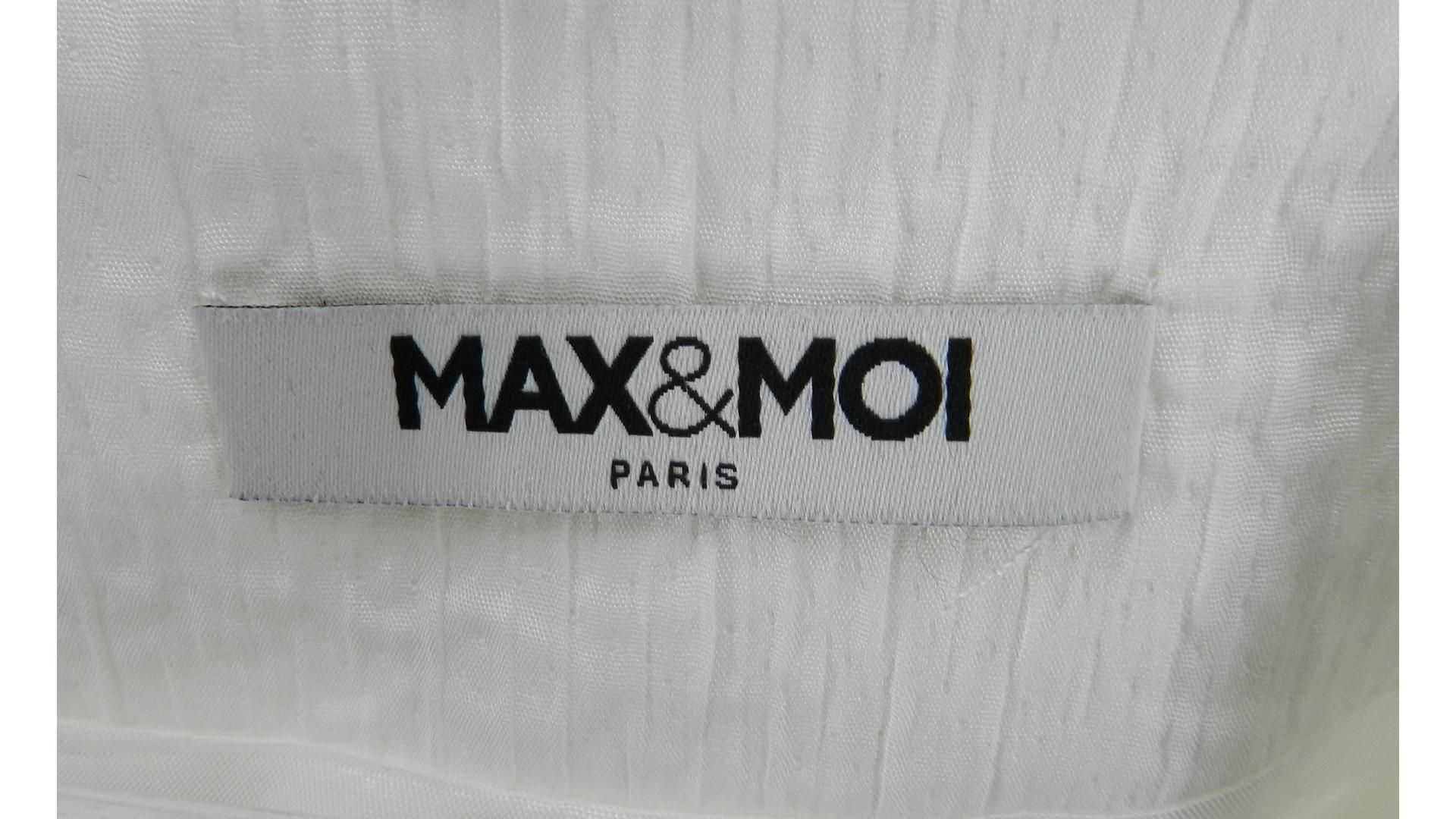 Max & Moi Victory White Jacket, Size 40 - Image 3 of 5