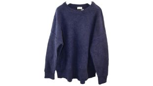 By Malene Birger Biagio Sweater, Navy, Large