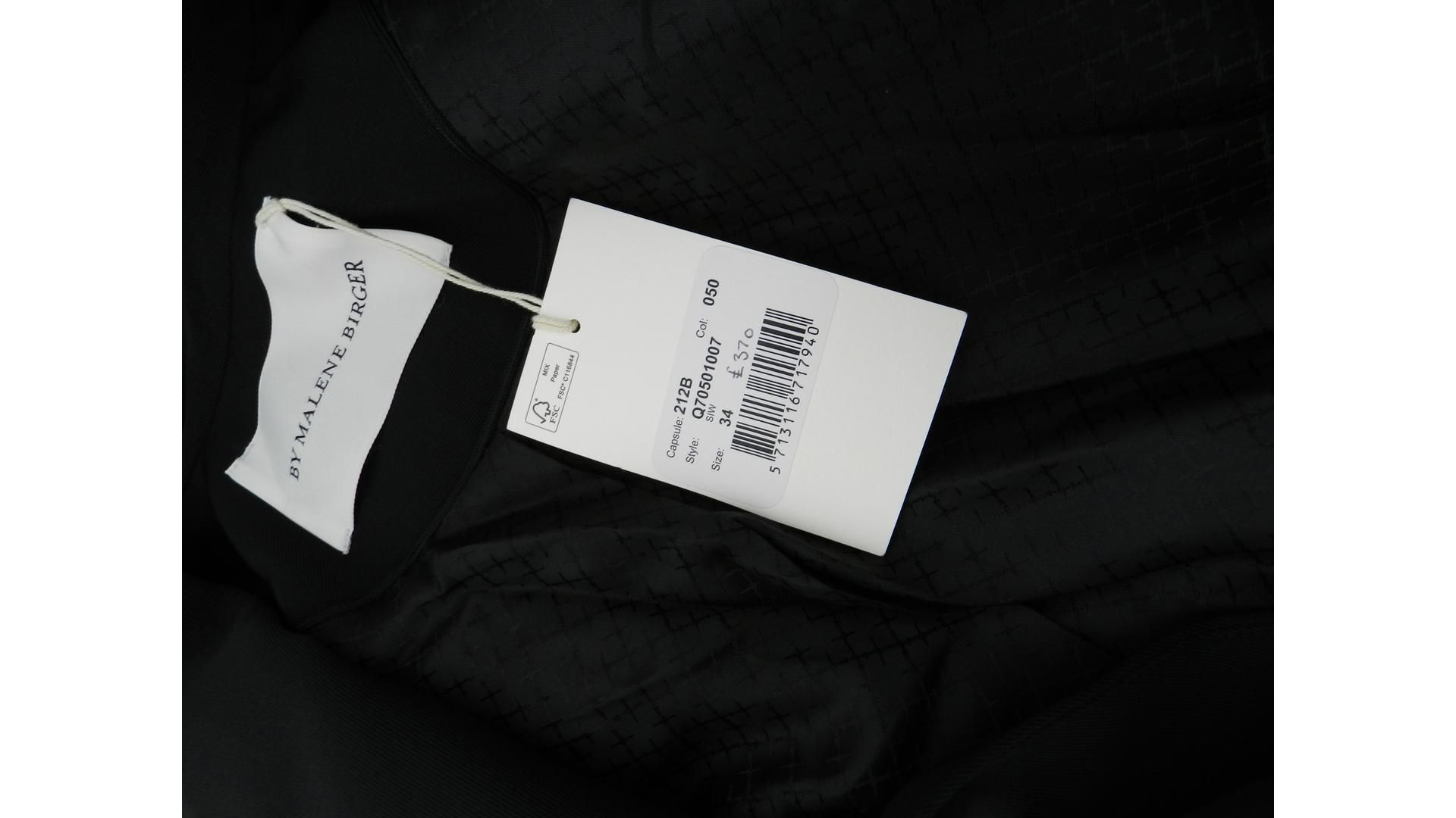 Malene Birger Siw Twill Blazer, Black, EU 34 - Image 4 of 4