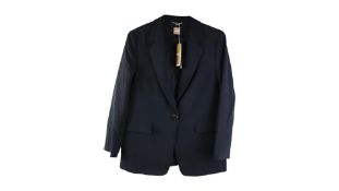 Hugo Boss Women's Jocalua Crease Resistant Relaxed Fit Jacket, Black, Size 14