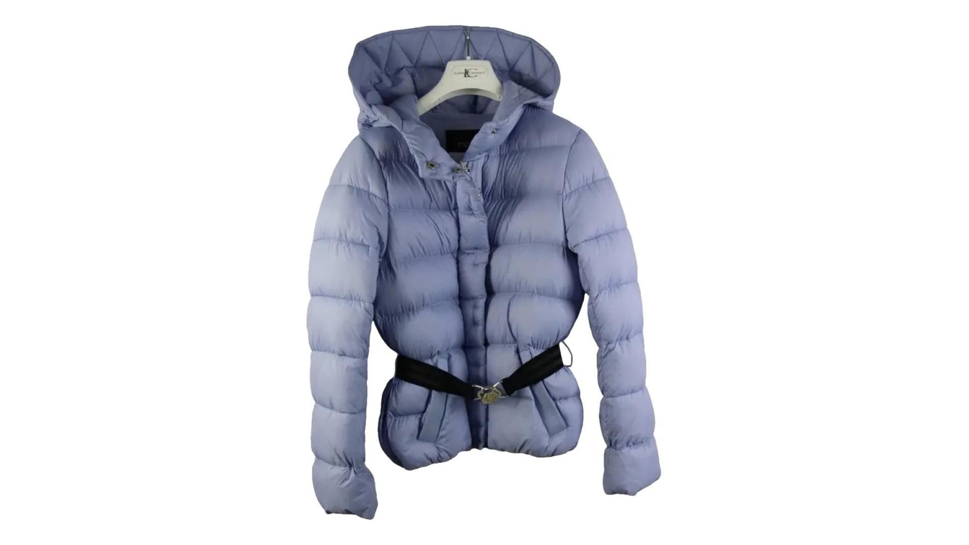 Maje Women's Null Jacket, Sky Blue, Size 36
