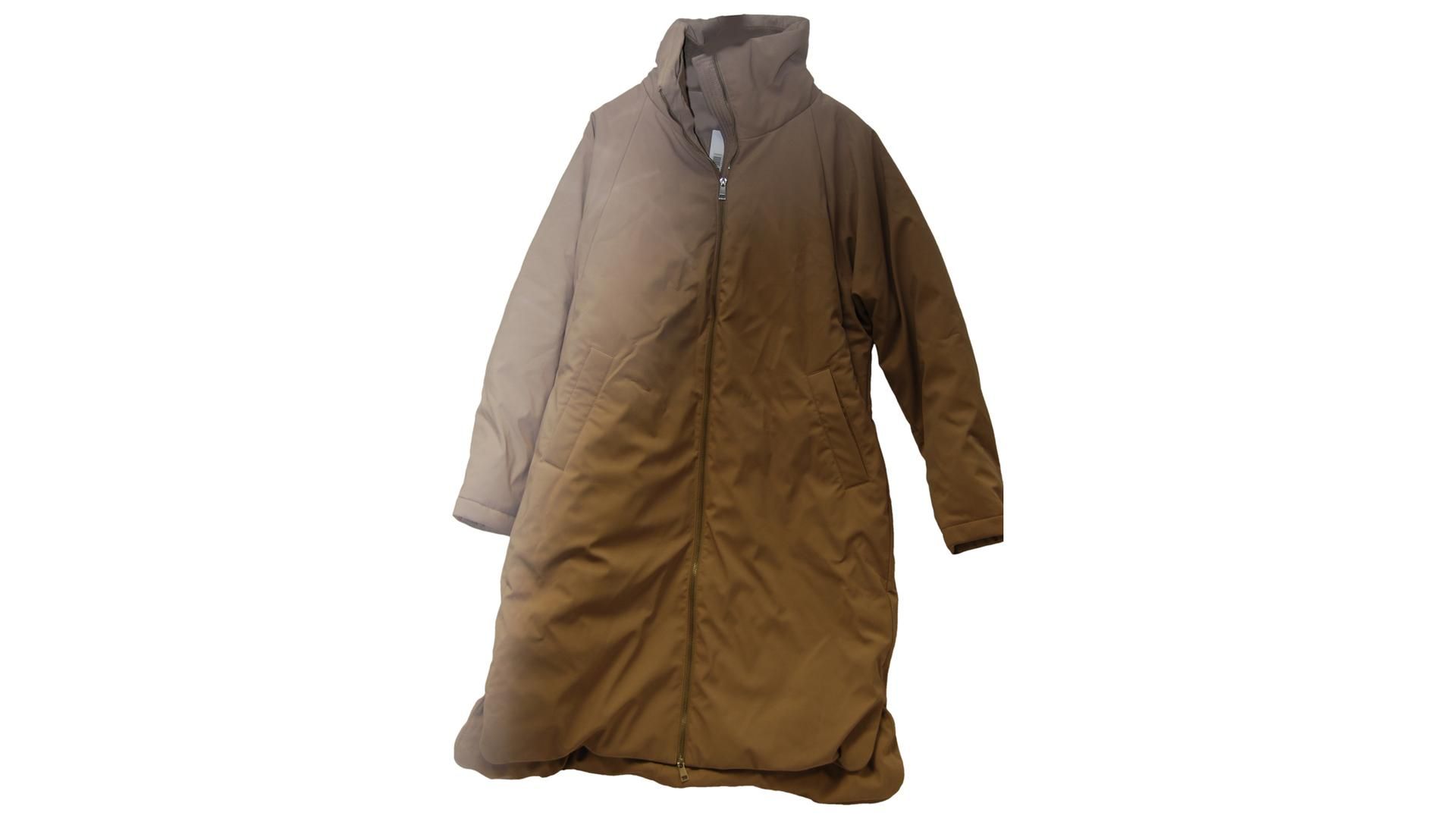 12Storeez Oversized Puffer Coat, Beige, Size L, 104882