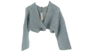 Dorothee Schumacher Crafted Essence Cardigan, Pale Blue, Size 3