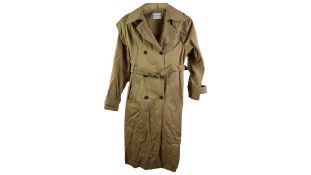 Claudie Pierlot Gamin Double Breasted Organic Cotton Trench Coat, Camel