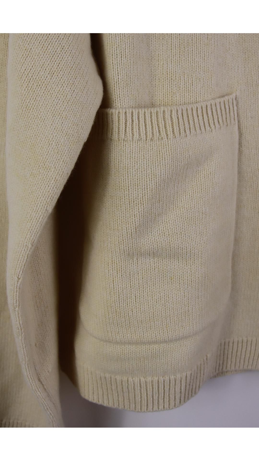 Joseph Soft Wool Cardigan, Marzipan, Size L - Image 3 of 5