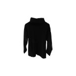 Joseph High-Neck Ribbed-Knit Wool Sweater, Black, Size XS