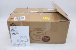 Bear Yoghurt Maker. Box damaged, Not checked