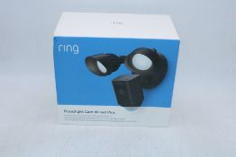 Ring Floodlight Cam Wired Plus, Black