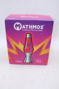 Mathmos Astro Lava Table Lamp, Pink/Yellow/Copper, Non-UK Plug