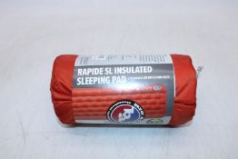 Big Agnes Rapide SL Insulated Regular Air Chamber Sleeping Mat, Orange, 20