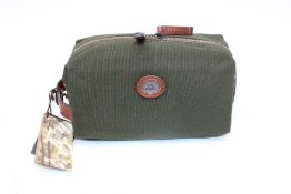 The Bridge Firenze Wash Bag, Green/Brown