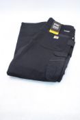 Carhartt Carhartt 105072 Steel Rugged Flex, Double Front Cargo Work Trousers Black, Size 36/30