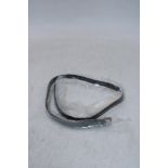 Burberry Thin Belt, Black, Size 3