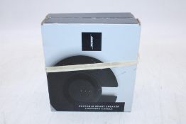 Two Bose Portable Smart Speaker Charging Cradles, Black