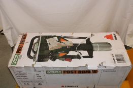 Portek 075 Post Driver. Box damaged/Not checked