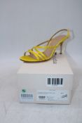 Sergio Rossi Sandals, Yellow, Size 37.5
