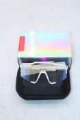100% Speedcraft Riding Glasses, Lenses Bastille Blue Lenses Blue Mirror Photochromic