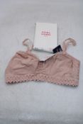 Prima Donna Twist East End Soft Bra Wireless, Powder Rose, Size UK 34F. Box damaged