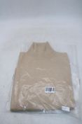 Barbara Alvisi Turtleneck Jumper, Tan, Size S/M