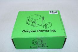 Five Original Epson S020466 SJIC11P, Coupon Printer Ink