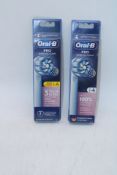 Ten packs of Oral-B Pro Sensitive Clean Toothbrush Heads, 4 Per Pk