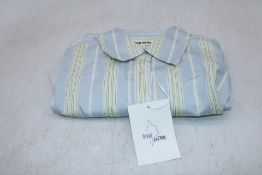 Djerf Avenue Poplin Classic Shirt, Slushy Stripe, Size S