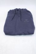 Arc'teryx Emblem Fleece Full Zip Hoody, Blue, Size M
