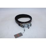 Four Monti London Leather Belts, Burgundy, Size 2x 115cm/44'', 1x 110cm/42'', 1x 105cm/40''