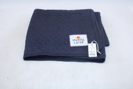 Marine Layer Corbet Blanket, Navy, One Size