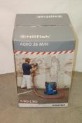 Nilfisk AERO 26-2H PC GB 110v 50-60hz Vacuum Cleaner. Box damaged