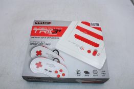 Retro-Bit Super Retro Trio Plus 3-in-1 Console System for Original NES, SNES, Sega Genesis Games, No