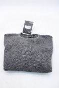 Finisterre Men's Barents Jumper, Grey Marl, Size M