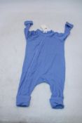 Two pair of Arket Kid's Newborn Smooth Rib Pyjamas, Blue, UK 2-4m