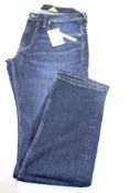 Pepe Jeans CASH Men's Straight Leg Jeans, Dark Blue Denim, Size 31/32