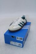 Adidas Woman's Samba OG Trainers, Cloud White/ Green, UK 4