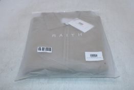 Raith Arlo Zip Through Knitted Cardigan, Sand, Size L