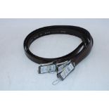 Four Monti London Leather Belts to include 3x 34", 1x 38", All Brown