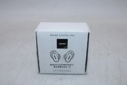 Bose Quietcomfort II Noise Cancelling Earbuds, Soap Stone, Refurbished