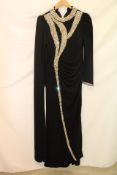 Feriha Sarioglu Feriha Kubra Evening Dress, Black, Size 50, No Labels