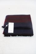 Eden Park Wool Scarf, Blue/Red