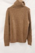 Eden Park Aberdeen Rollneck Jumper, Toffee, Size M