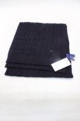 Eden Park Wool Scarf, Navy, Sample