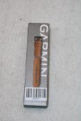 Garmin Leather QuickFit Watch Band, Chestnut, Size 26mm