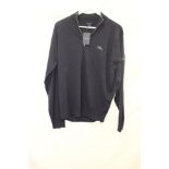 Peter Millar Men's The Old Course St Andrew Links Logo Sweater, Navy, Size XL