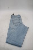 Two Hollister Loose Stretch Jeans, Light Blue, Size 30/32
