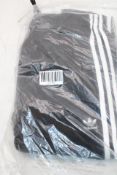 Adidas IY725 Essentials 3-Stripes Wide Leg Joggers, Black, Size S