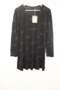 Gudrun Sjoden Organic Cotton Tunic Dress, Black, Size XL