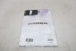 J.Lindeberg Women's Cassie Golf Polo Shirt, White/Purple, Size M