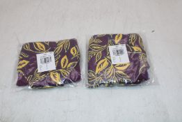 Two Pairs of Simone Perele Melia High-waist Bikini Briefs, Agadir Purple Print, EU 2