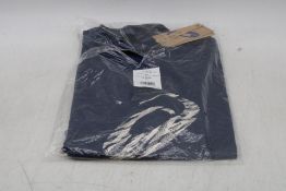 Four Asics GOX Short Sleeve T-Shirt, Blue/Birch, Size 2 X M, 2 X XXL